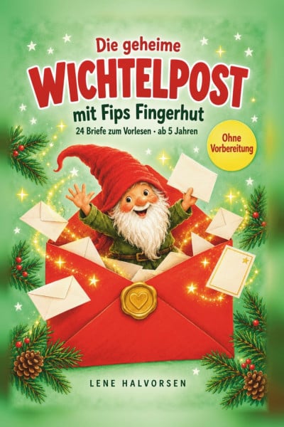 Die geheime Wichtelpost mit Fips Fingerhut: 24 Briefe, Missionen und Sammelkarten bis Weihnachten.: Zum Vorlesen und Mitmachen. Ab 5 Jahren (Hinter jedem Türchen)