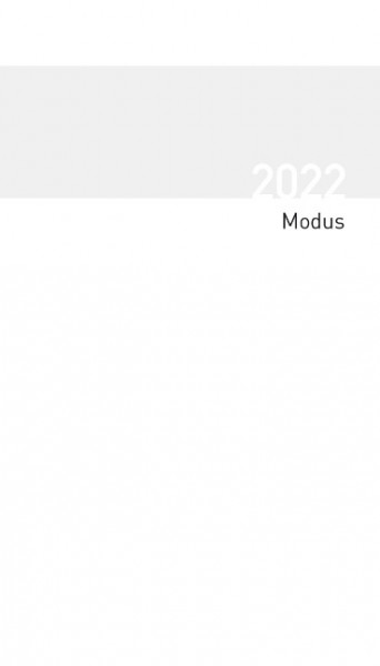 Taschenkalender Modus geheftet Einlage 2022