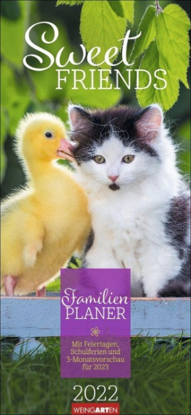 Sweet Friends Familienplaner Kalender 2022