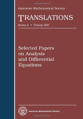 Selected Papers on Analysis and Differential Equations (American Mathematical Society Translations Series 2, 230, Band 230)