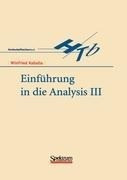 Einführung in die Analysis III