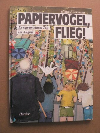 Papiervogel flieg. Es war an einem Tag im August