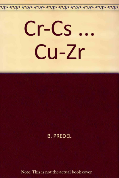 Cr-Cs ... Cu-Zr (Physical Chemistry)