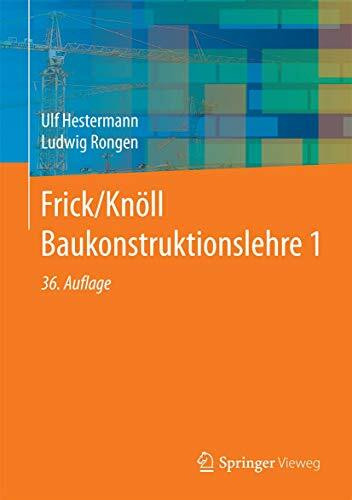 Frick/Knöll Baukonstruktionslehre 1