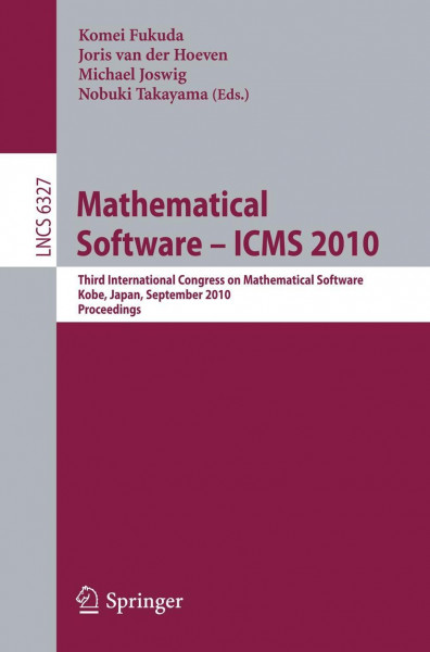 Mathematical Software - ICMS 2010