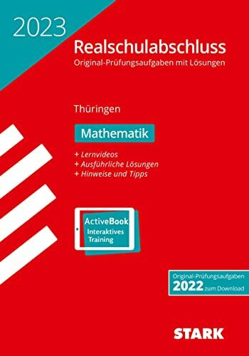 STARK Original-Prüfungen Realschulabschluss 2023 - Mathematik - Thüringen (Abschlussprüfungen)