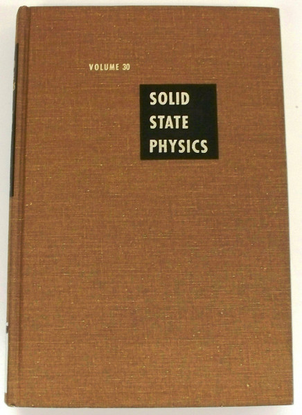 Solid State Physics: Advances in Research and Applications