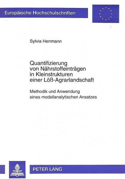 Quantifizierung von Nährstoffeinträgen in Kleinstrukturen einer Löß-Agrarlandschaft