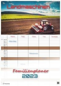 Landmaschinen - Traktor - 2023 - Kalender DIN A3 - (Familienplaner)