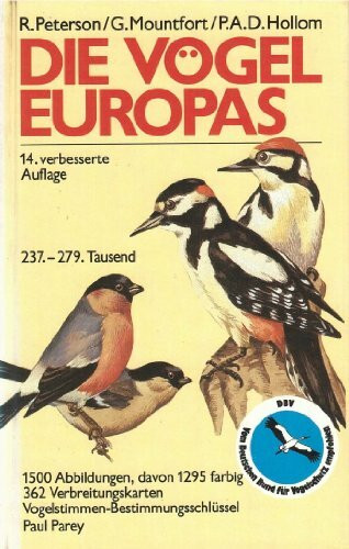 Die Vögel Europas. Ein Taschenbuch für Ornithologen und Naturfreunde über alle in Europa lebenden Vögel