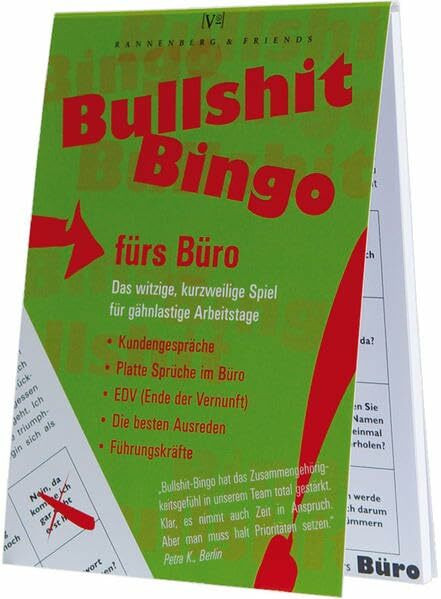 Bullshit Bingo fürs Büro: Das witzige Spiel für den Büroalltag (Spieleblöckchen)