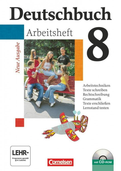 Deutschbuch Gymnasium - Allgemeine bisherige Ausgabe - 8. Schuljahr: Arbeitsheft mit Lösungen und Übungs-CD-ROM
