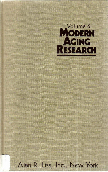 Altered Endocrine Status During Ageing (Modern Ageing Research S.)