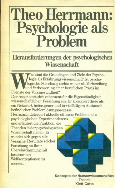Psychologie als Problem: Herausforderungen d. psycholog. Wissenschaft