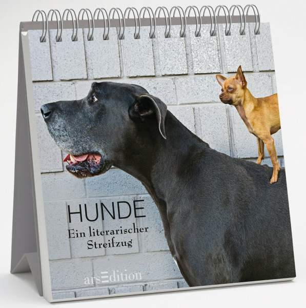 Hunde: Ein literarischer Streifzug: Ein literarischer Streifzug. Aufstellbuch