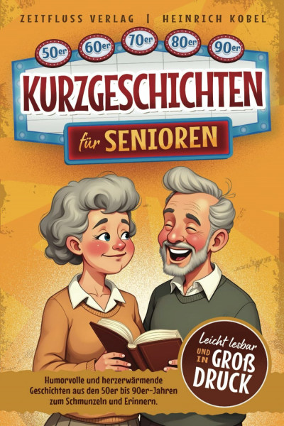 Kurzgeschichten für Senioren: Humorvolle und herzerwärmende Geschichten aus den 50er bis 90er-Jahren zum Schmunzeln und Erinnern. Leicht lesbar und in Großdruck.