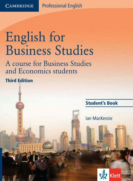 English for Business Studies C1, 3rd edition: A course for Business Studies and Economics Students. Student’s Book