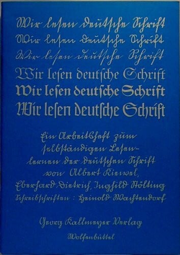 Wie lesen deutsche Schrift