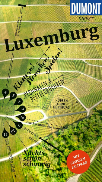 DUMONT direkt Reiseführer Luxemburg: Mit großem Faltplan