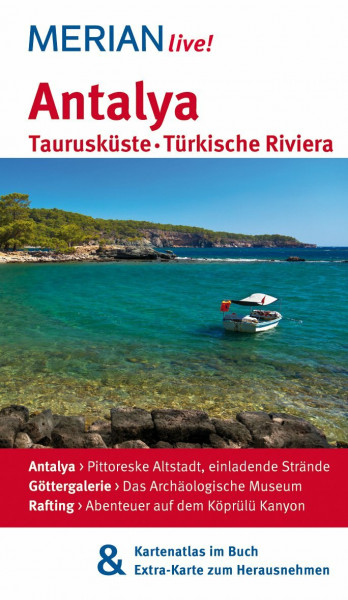 MERIAN live! Reiseführer Antalya: MERIAN live! - Mit Kartenatlas im Buch und Extra-Karte zum Herausnehmen