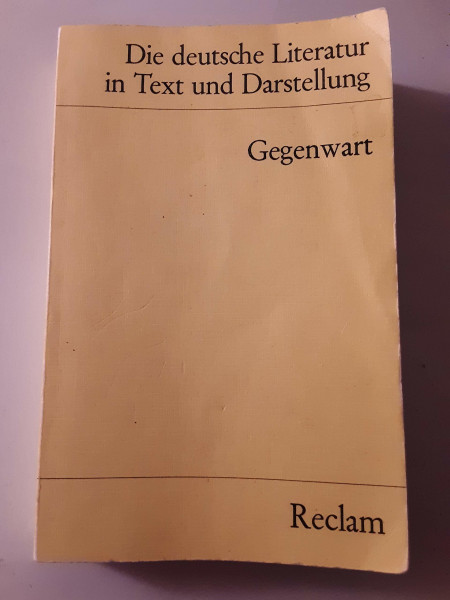 Die deutsche Literatur in Text und Darstellung: Gegenwart (Die deutsche Literatur Bd. 16)