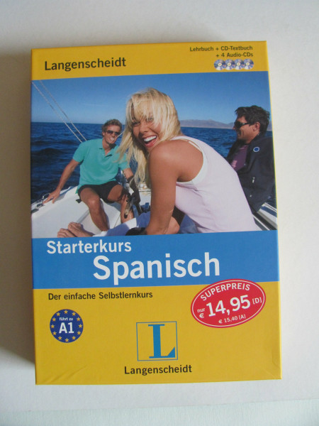 Langenscheidt Starterkurs Spanisch - Set aus Buch, CD-Textbuch und 4 Audio-CDs: Der einfache Selbstlernkurs: Der einfache Selbstlernkurs. Führt zu A1. Auch für iPod und MP3-Player