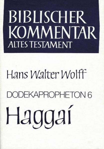 Dodekapropheton 6 - Haggai