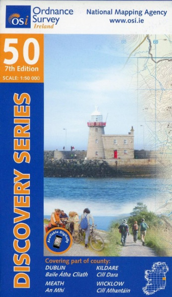 Irish Discovery Series 50. Dublin, Kildare, Meath and Wicklow 1 : 50 000