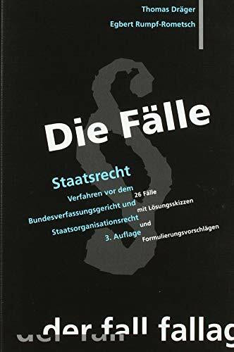 Staatsrecht: Verfahrensarten/Organisationsrecht