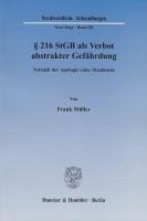 § 216 StGB als Verbot abstrakter Gefährdung