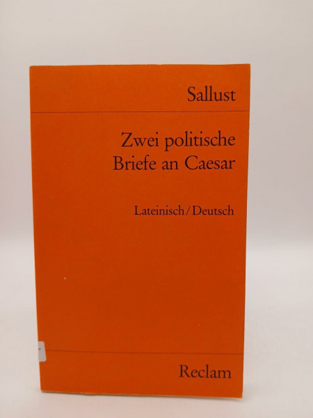 Zwei politische Briefe an Caesar: Lat. /Dt (Reclams Universal-Bibliothek)
