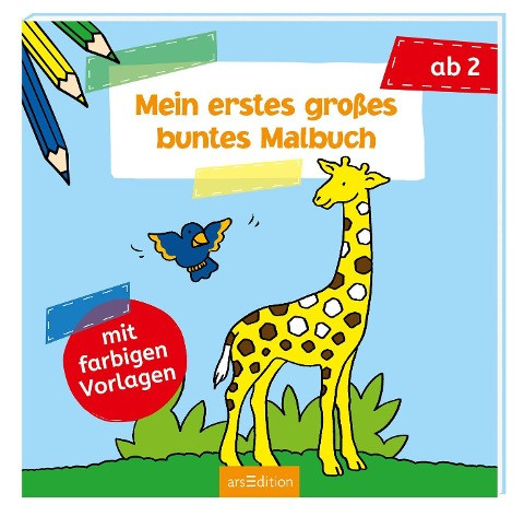 Mein erstes großes buntes Malbuch