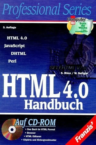 HTML 4.0 Handbuch, m. CD-ROM