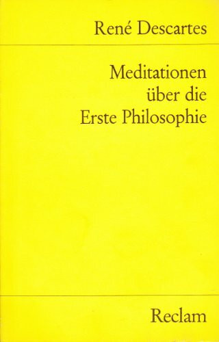 Universal-Bibliothek Nr. 2887(2): Meditationen über die Erste Philosophie