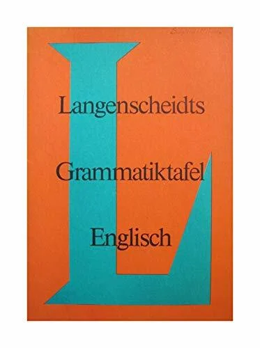 Langenscheidts Grammatiktafel Englisch