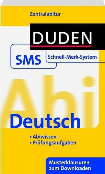 Abi Deutsch (Duden SMS - Schnell-Merk-System)