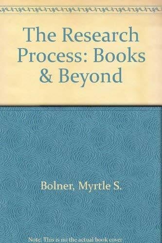 The Research Process: Books & Beyond
