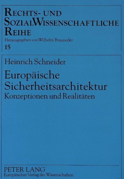 Europäische Sicherheitsarchitektur