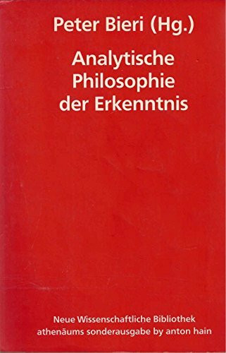 Analytische Philosophie der Erkenntnis