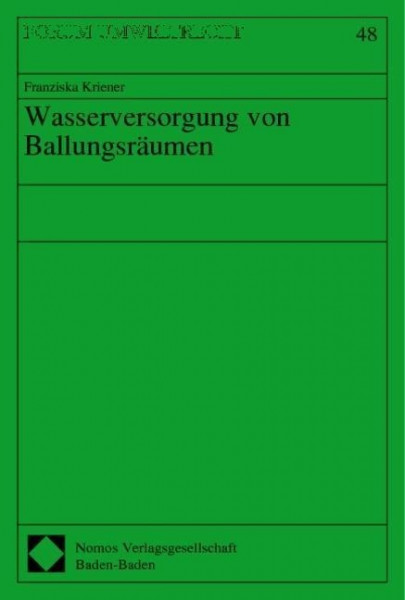 Wasserversorgung von Ballungsräumen