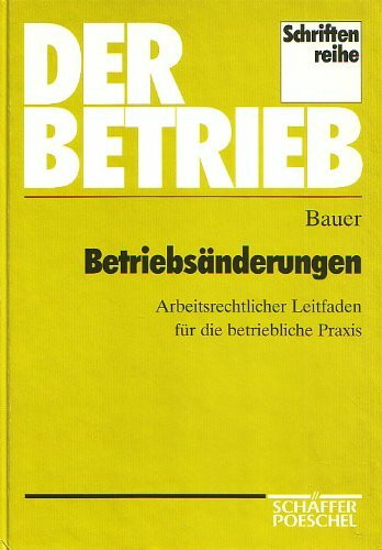 Betriebsänderungen: Planung, Interessenausgleich, Sozialplan, Einigungsstelle, Protestaktionen, Abfindungen, Kündigungen