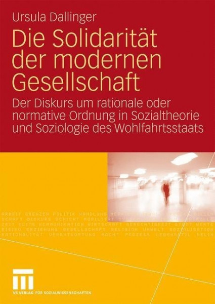 Die Solidarität der modernen Gesellschaft