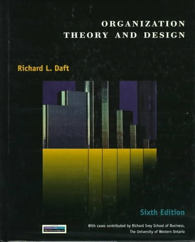 Organization Theory and Design (Miscellaneous/Catalogs S.)