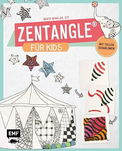 Zentangle für Kids: Mit tollen Schablonen!