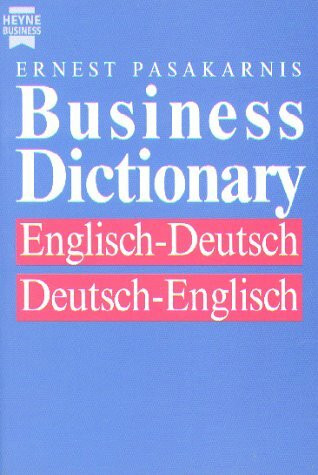 Business Dictionary, Englisch-Deutsch/Deutsch-Englisch