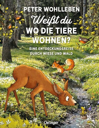 Weißt du, wo die Tiere wohnen?: Eine Entdeckungsreise durch Wiese und Wald: Interessantes Kinderbuch über die Natur und die Tierwelt ab 6 Jahren
