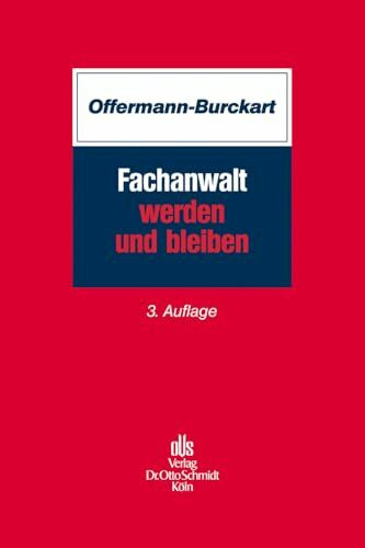 Fachanwalt werden und bleiben
