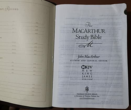 The Macarthur Study Bible: New King James Version