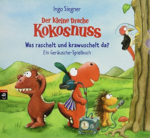 Der kleine Drache Kokosnuss - Was raschelt und krawuschelt da?: Ein Geräusche-Spielbuch (Spiel- und Beschäftigungsspaß)