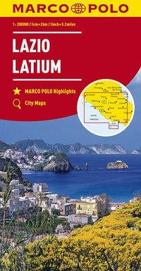 MARCO POLO Karte Italien 09. Latium 1:200 000